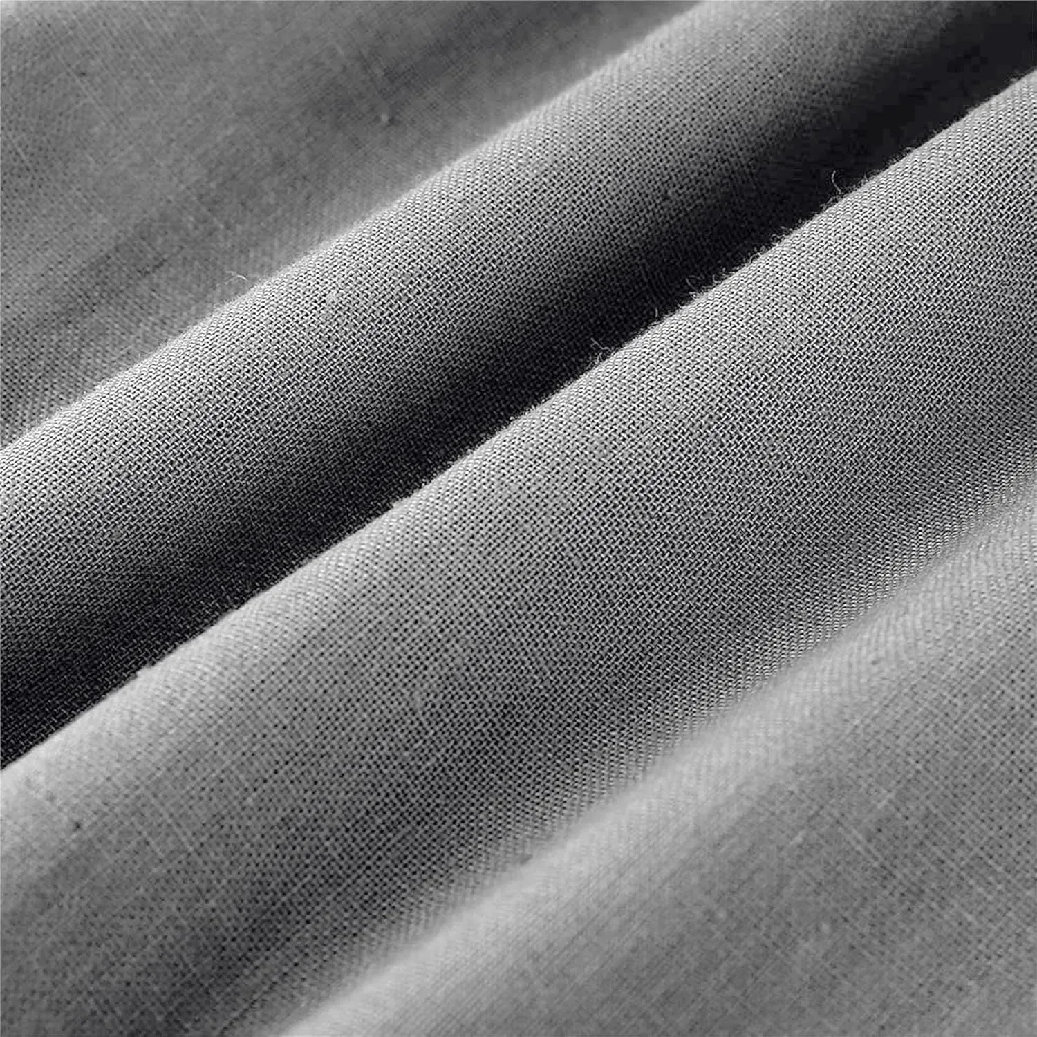 Women Linen Summer Y2K Fashion Palazzo Lounge Pants Elastic Waist Stretchy Loose Fit Trouser Business Work