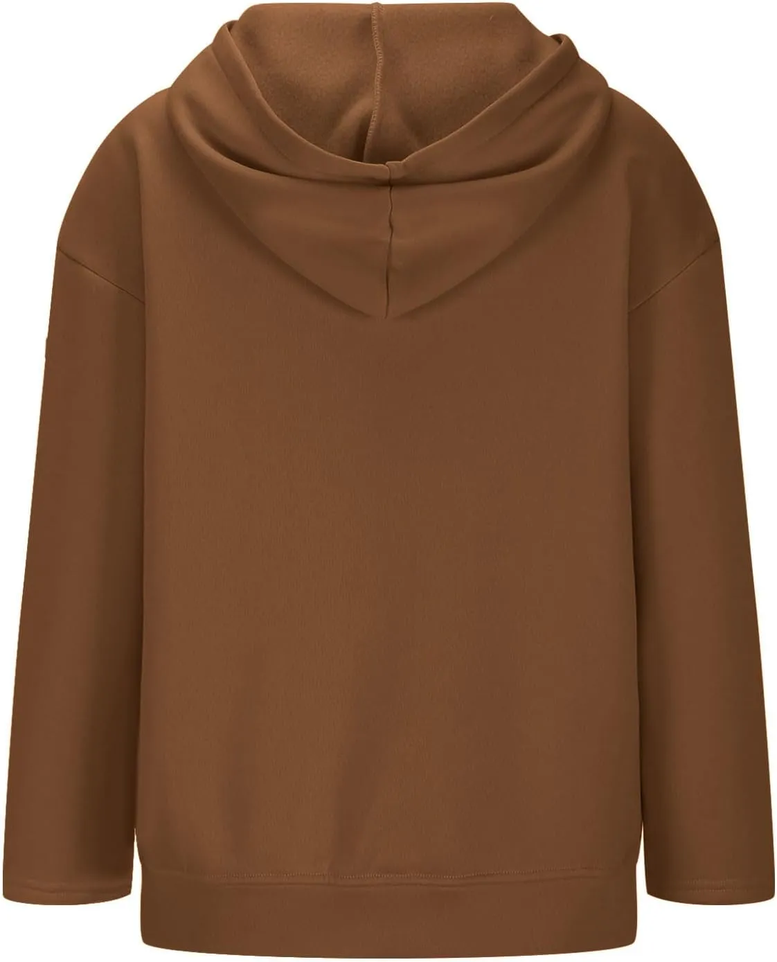 Women Pullover Oversized Sweatshirts Fleece Sweater Long Sleeve Hoodies With Pockets Casual Loose Fall Tops 2024