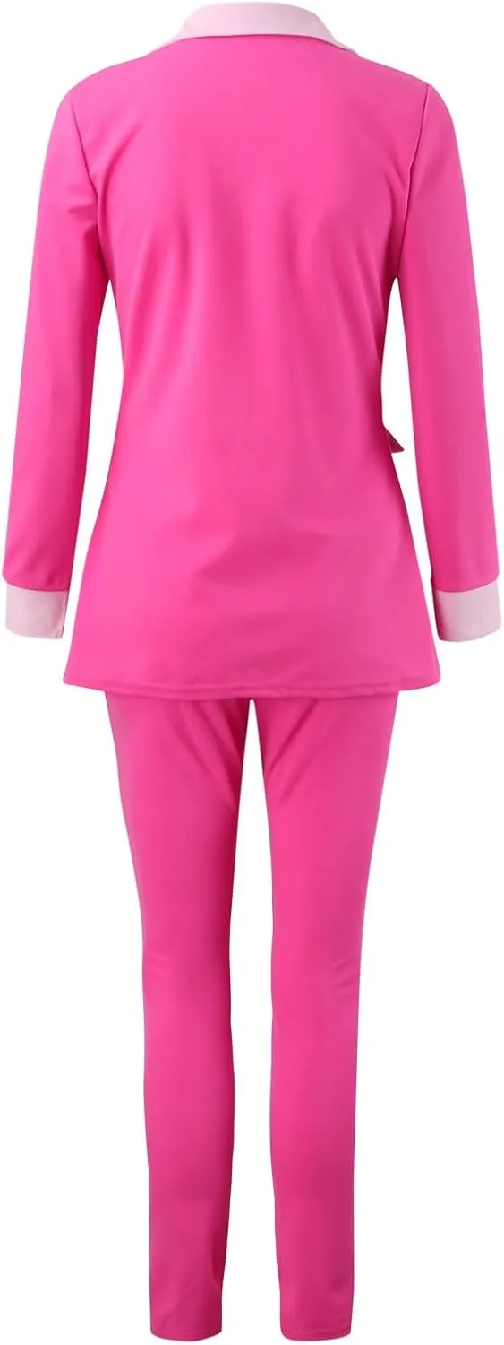 Women's 2024 Spring Fashion Outfits 2 Piece Office Lady Suit Set Work Blazer Jacket and Pant